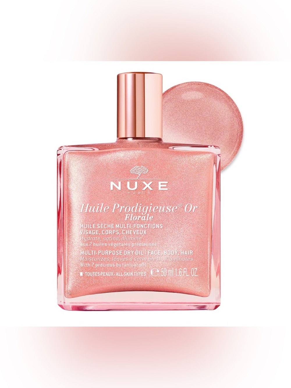 NUXE Multi-Purpose Dry Oil — Shimmering Pink